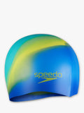 Speedo junior silicone swimming cap cobalt lemon - British product