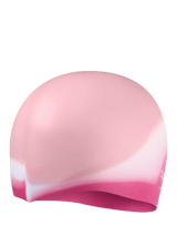 John Lewis Speedo Kids Junior Silicone Swimming Cap Oyster/White/Blush- Buy online at McGrocer