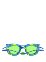 John Lewis Speedo Kids' Sunny Sea Print Swimming Goggles, Blue/Green- Buy online at McGrocer