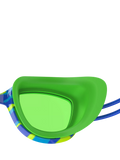 Speedo kids swim goggles Sunny Sea print Blue/Green - British product