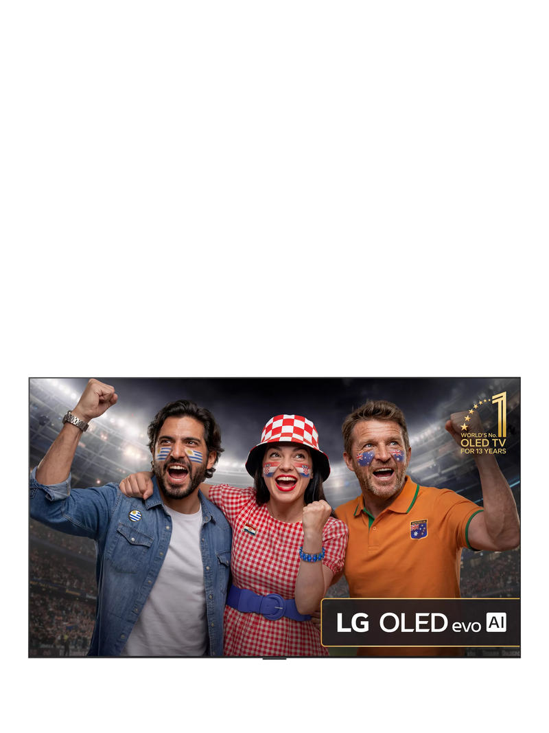 LG 77-inch OLED evo 4K HDR smart TV, imported from the UK