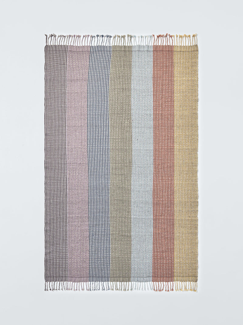 John Lewis multicolour check wool throw 140x190cm (British brand)