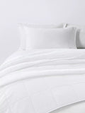John Lewis Muslin Washed Quilted Bedspread, White