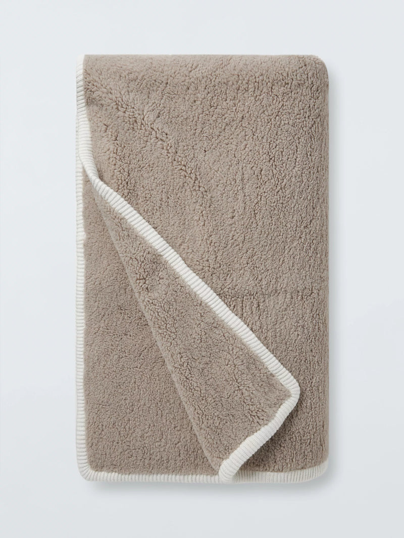 John Lewis teddy fleece throw 200x150cm faux fur - British product