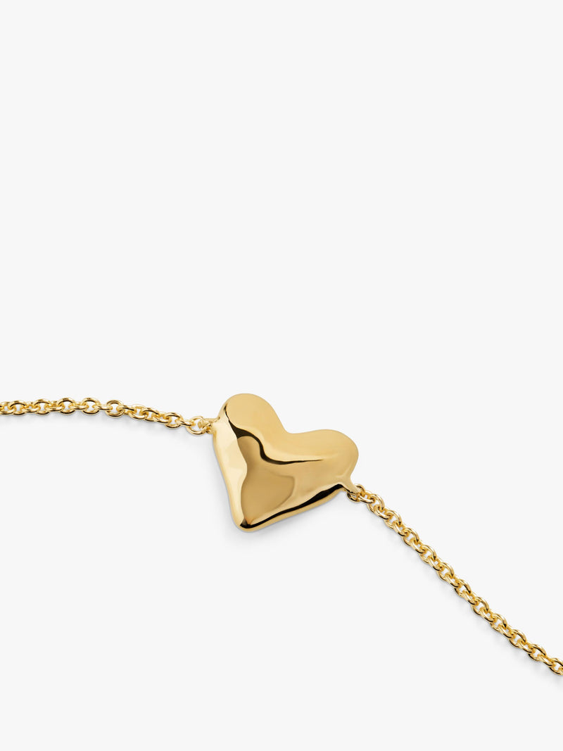 Monica Vinader heart chain bracelet adjustable - British product
