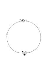 John Lewis Monica Vinader Gold Plated Vermeil Heart Chain Bracelet- Buy online at McGrocer