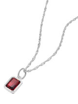 John Lewis Daisy London Birthstone Pendant Necklace Silver- Buy online at McGrocer