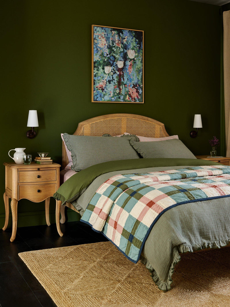 John Lewis patchwork check quilt king size - British product