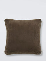 John Lewis John Lewis Luxury Faux Fur Plain Scatter Cushion 45 x 45cm- Buy online at McGrocer