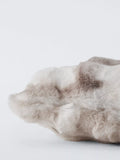 John Lewis faux fur cushion white 45cm (British brand)