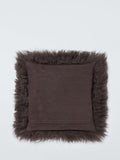 John Lewis Mongolian sheepskin cushion 38x38cm (British brand)