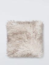John Lewis John Lewis Premium Ostrich Faux Fur Cushion White 45 x 45cm- Buy online at McGrocer