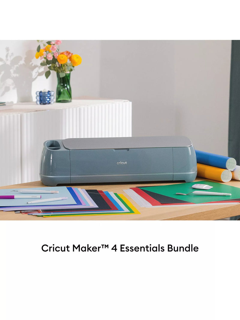 Cricut Maker 4 Essentials smart cutting machine bundle - British product