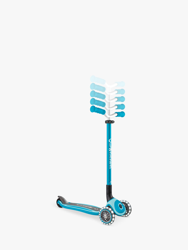 Globber Master Lights 3-wheel scooter, imported from the UK