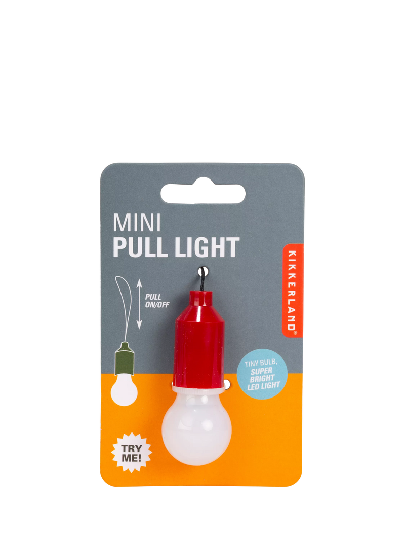 Kikkerland Mini Pull Light Assorted, UK version