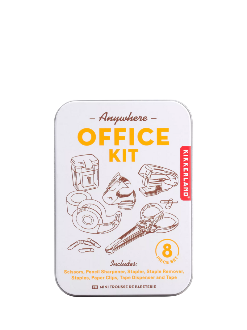 Kikkerland mini office kit 8-piece set imported from the UK
