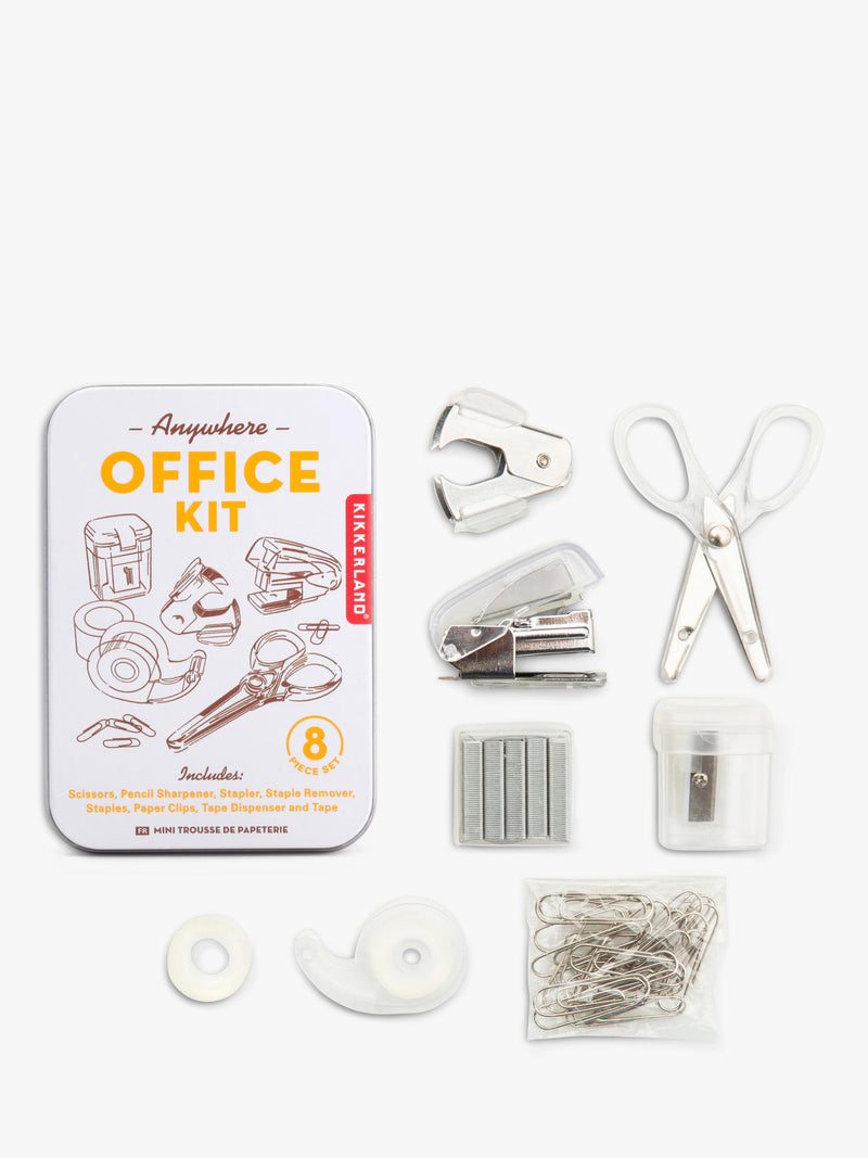 Kikkerland mini office kit 8-piece set imported from the UK