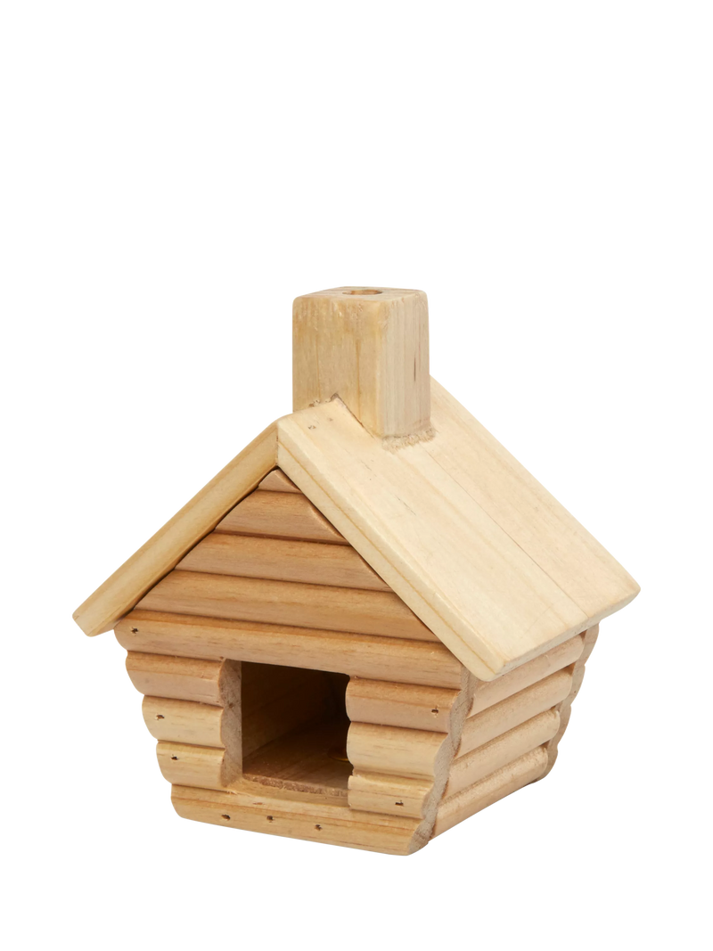 Kikkerland cabin incense burner natural, imported from the UK