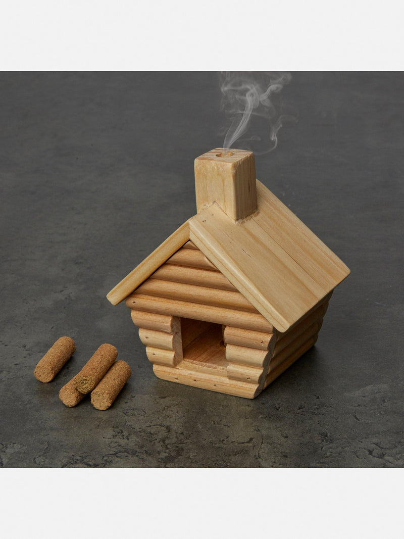 Kikkerland cabin incense burner natural, imported from the UK