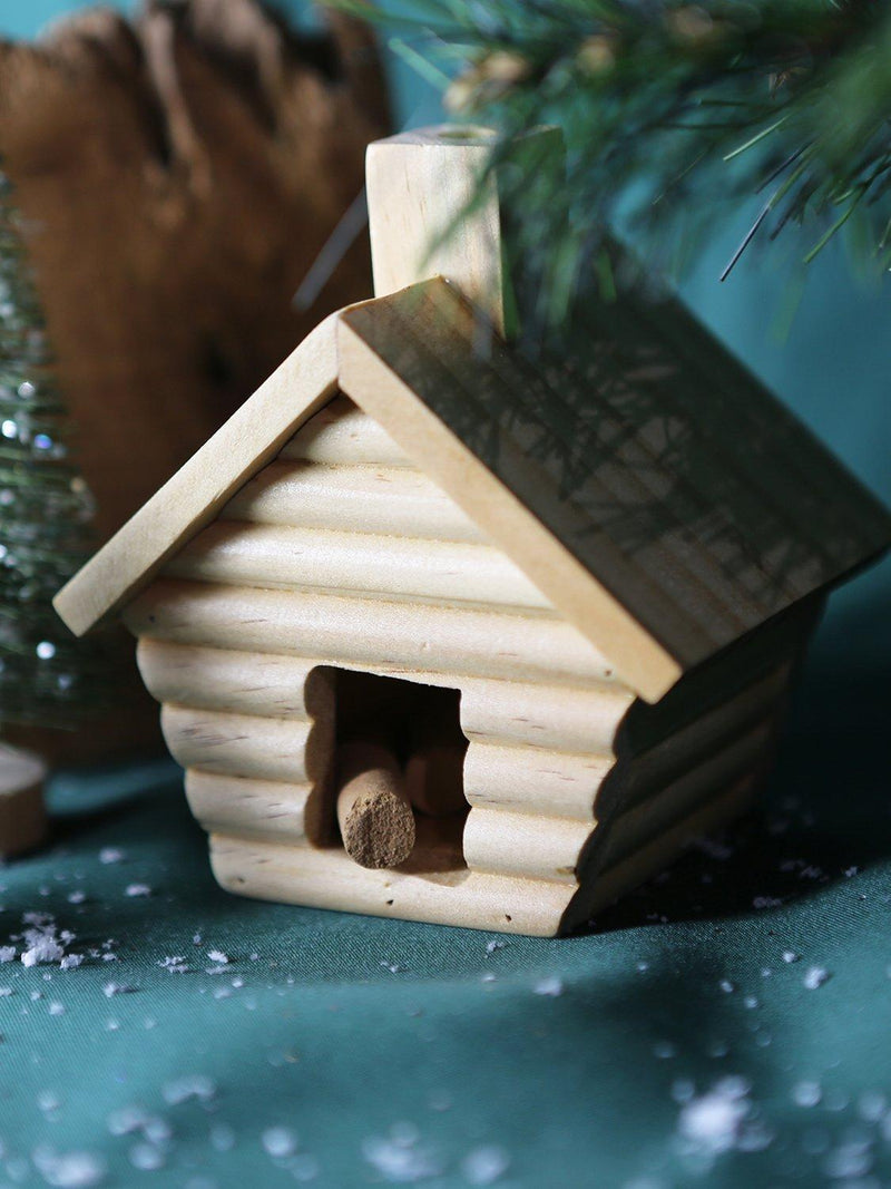 Kikkerland cabin incense burner natural, imported from the UK