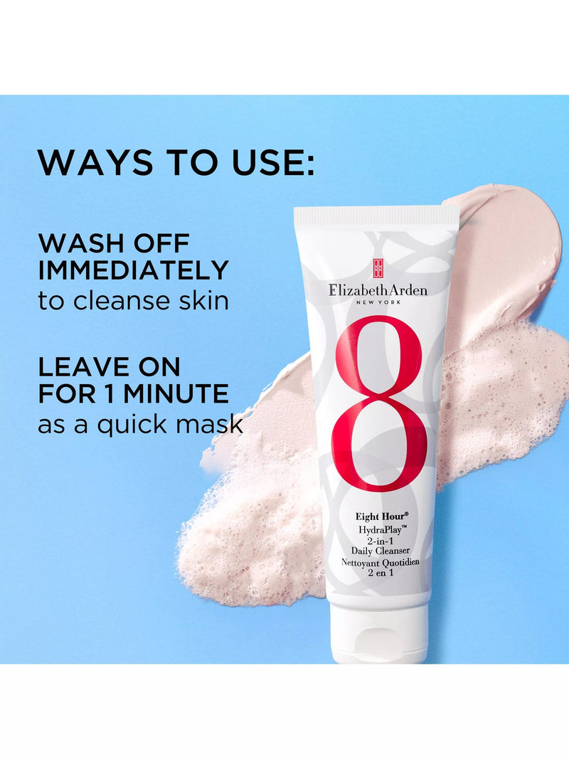 Elizabeth Arden HydraPlay 2-in-1 cleanser 125ml - British product