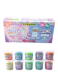 Crayola pearl and cosmic dough set 10 pack, imported from the UK