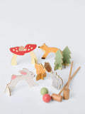 John Lewis wooden animal croquet set outdoor game, UK version