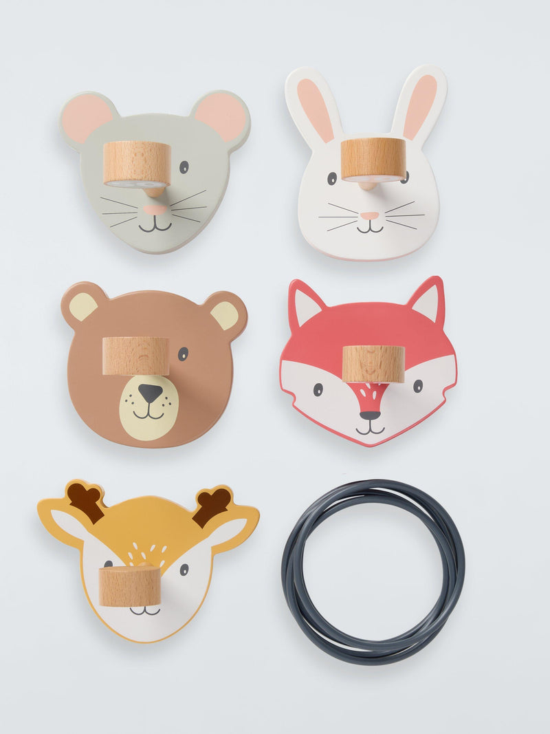 John Lewis wooden animal ring toss game, UK version