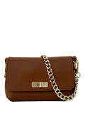 Apatchy London Maisie Mini Leather Crossbody Bag with Slim Flat Crossbody Strap