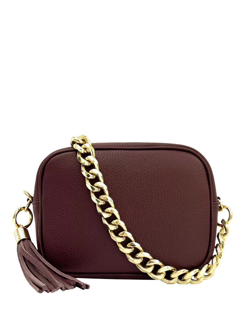 Apatchy London Chain Strap Leather Camera Bag
