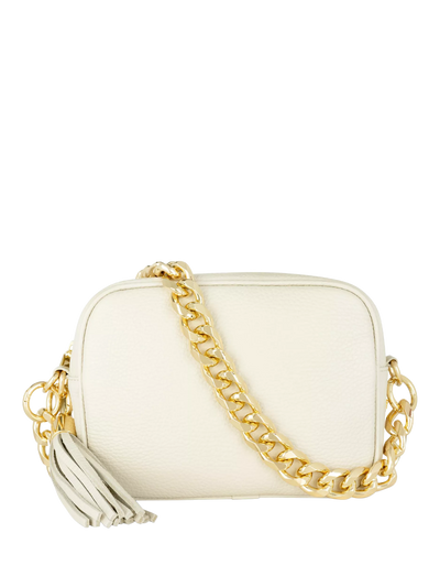 John Lewis Apatchy London Chain Strap Leather Camera Bag- Buy online at McGrocer