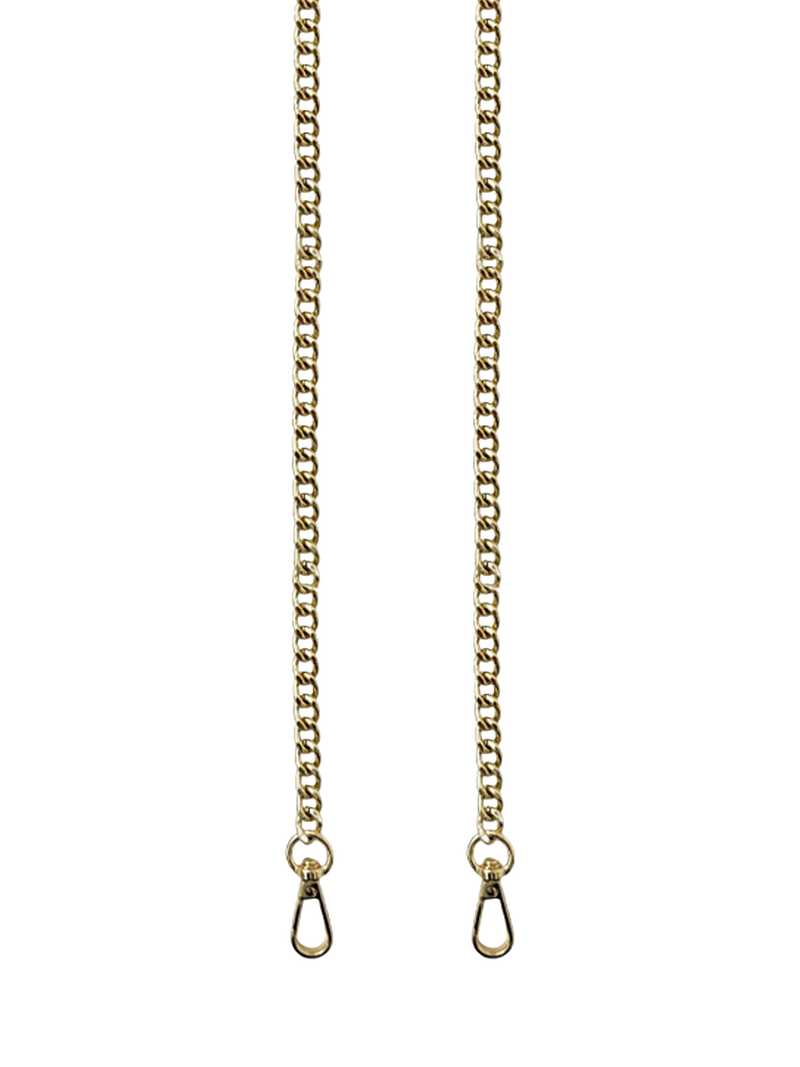 Apatchy London slim flat gold chain strap, imported from the UK