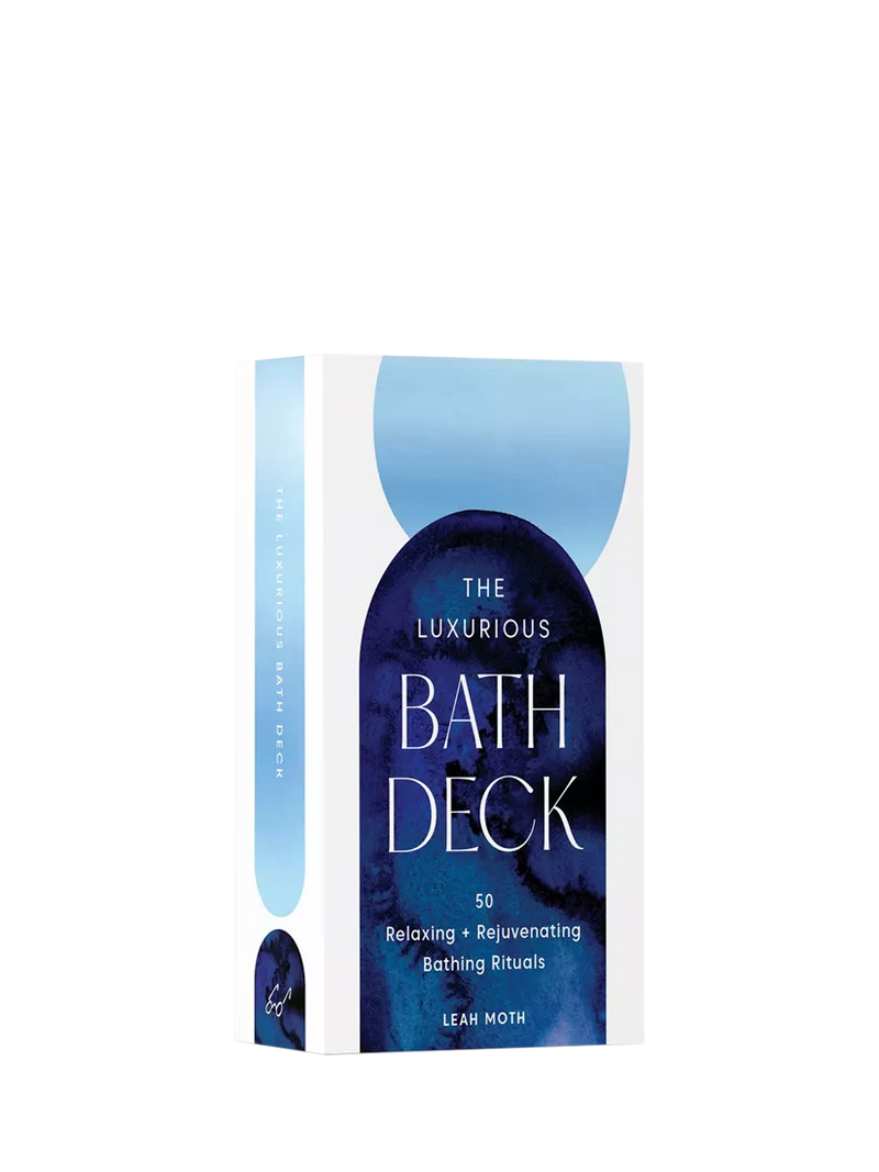 Chronicle Books Luxurious Bath Deck cards with 50 bath recipes, UK version