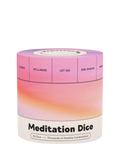 Chronicle Books Meditation Dice with six wooden dice, UK version