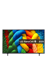 John Lewis LG 55NANO80A6B 2025 LED HDR NanoCell 4K Ultra HD Smart AI TV, 55 inch, Ashed Blue- Buy online at McGrocer