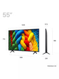 LG NANO80A 55 inch NanoCell 4K TV, imported from the UK