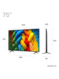 LG NanoCell 75 inch 4K UHD Smart TV 2025 British product