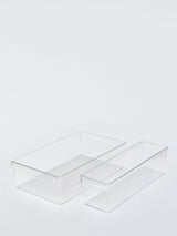 John Lewis John Lewis Fridge Organiser Set of 2 Clear- Buy online at McGrocer