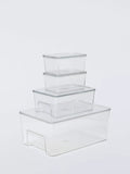 John Lewis clear fridge organiser set of 4, imported from the UK