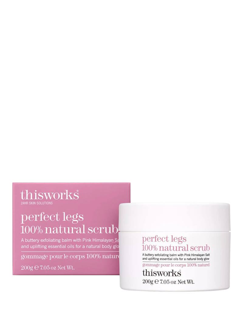 This Works Perfect Legs body scrub 200g, imported from the UK