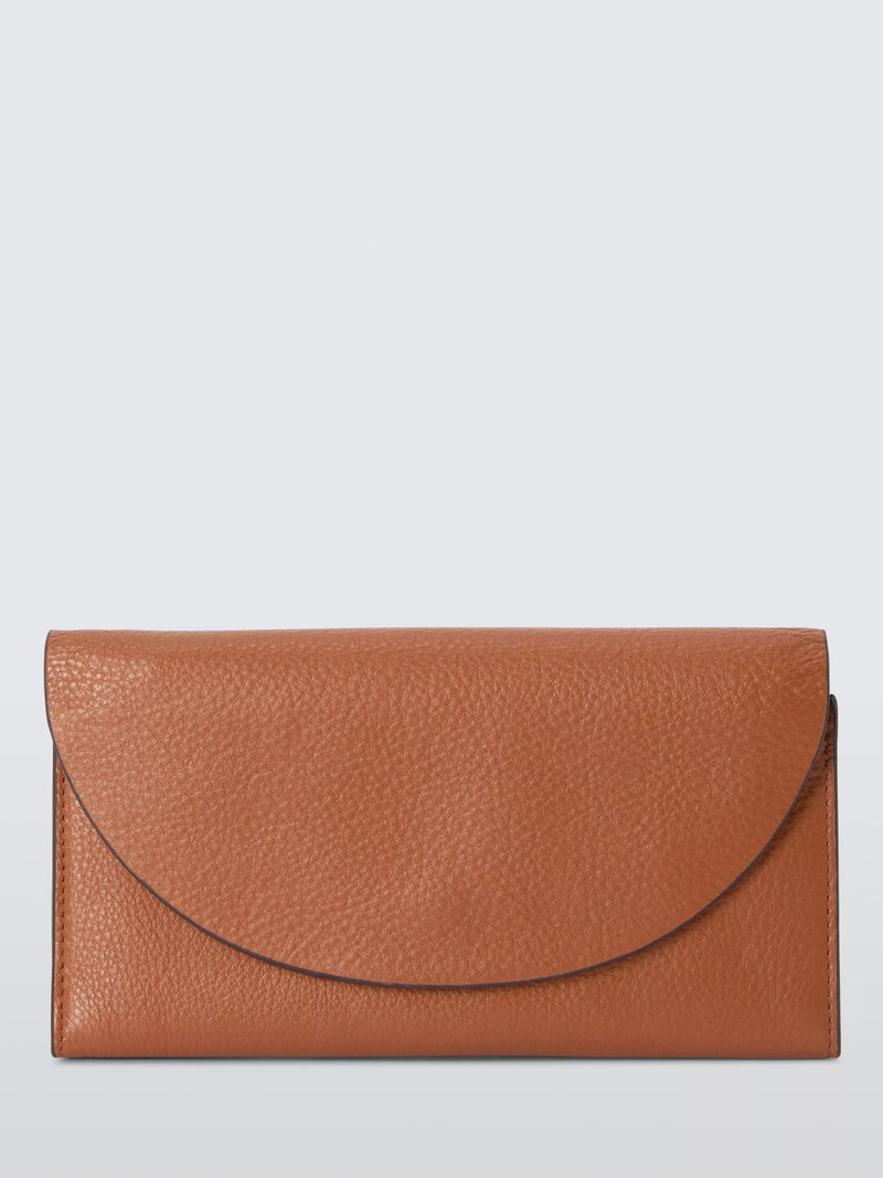 John Lewis Ara Leather Flapover Purse