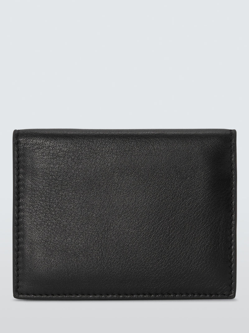 John Lewis leather bifold card holder red (British brand)