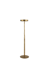 John Lewis nkuku Sundra Small Antique Brass Candle Stand- Buy online at McGrocer