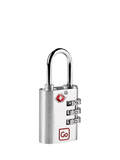 Go Travel TSA approved combination padlock silver, imported from the UK