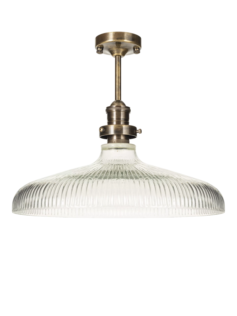 nkuku Zowie ceiling lamp antique brass, UK version