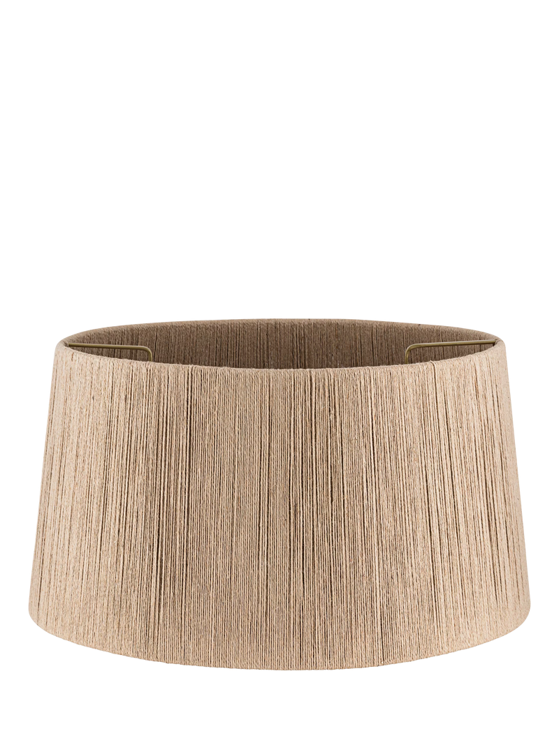 nkuku Tiwa jute tapered lampshade natural, UK version