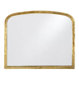 John Lewis nkuku Almora Arched Metal Frame Wall Mirror, Antique Brass, 65 x 80cm- Buy online at McGrocer