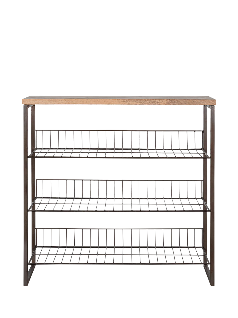 nkuku Kiyoma tall shelving unit natural, imported from the UK