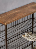 nkuku Kiyoma tall shelving unit natural, imported from the UK