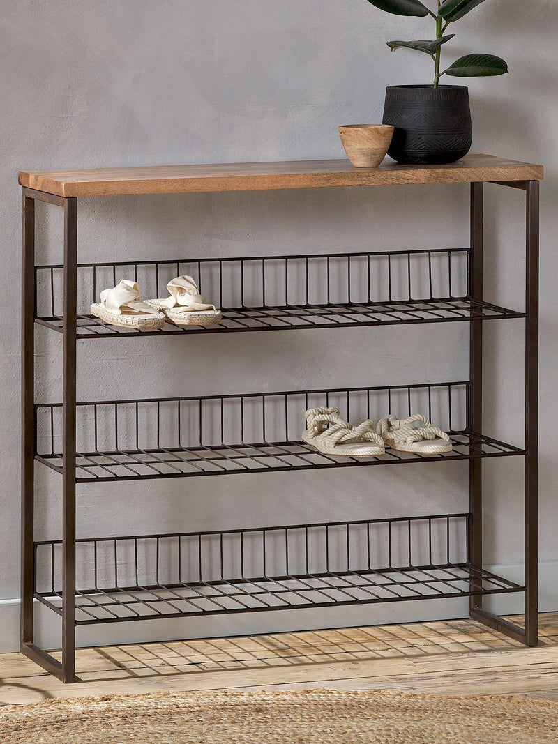 nkuku Kiyoma tall shelving unit natural, imported from the UK